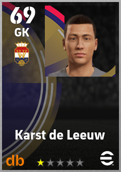 Karst de Leeuw — GK, OVR 69, MAX 69