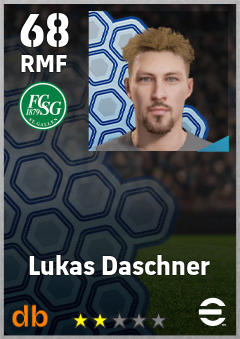 Lukas Daschner — RMF, OVR 68, MAX 68