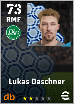 Lukas Daschner — RMF, OVR 73, MAX 73