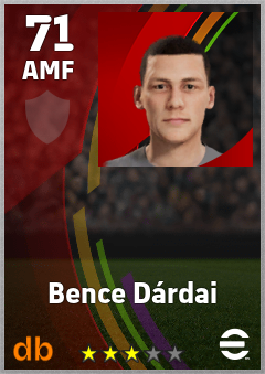 Bence Dárdai eFootball player card