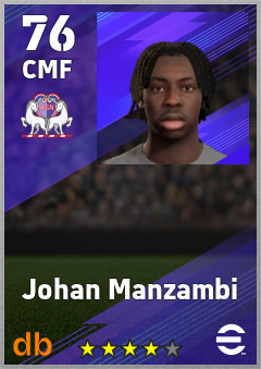 Johan Manzambi — CMF, OVR 76, MAX 76