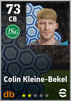 Colin Kleine-Bekel — CB, OVR 73, MAX 73