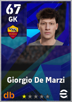 Giorgio De Marzi — GK, OVR 67, MAX 67