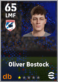 Oliver Bostock — LMF, OVR 65, MAX 65