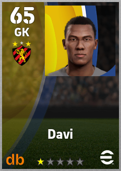 Davi — GK, OVR 65, MAX 65