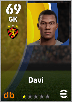 Davi — GK, OVR 69, MAX 69