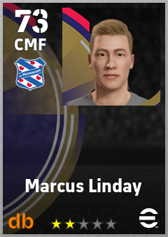 Marcus Linday — CMF, OVR 73, MAX 73