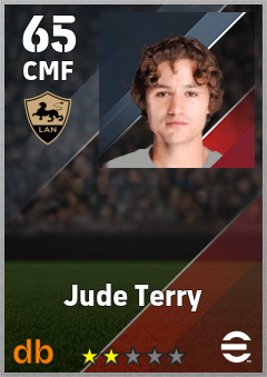 Jude Terry — CMF, OVR 65, MAX 65