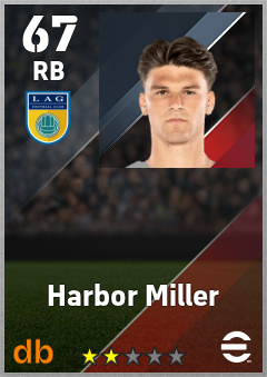 Harbor Miller — RB, OVR 67, MAX 67