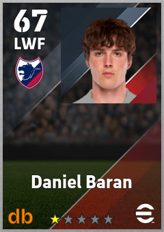 Daniel Baran — LWF, OVR 67, MAX 67