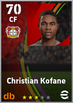 Christian Kofane eFootball player card