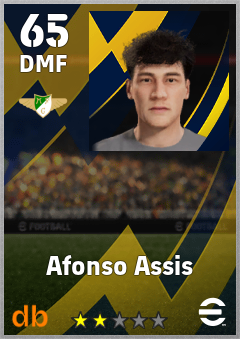 Afonso Assis — DMF, OVR 65, MAX 65
