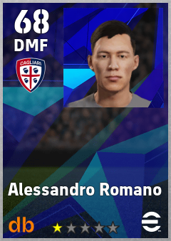 Alessandro Romano — DMF, OVR 68, MAX 68