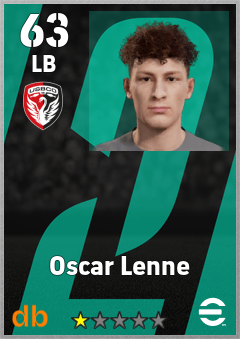 Oscar Lenne — LB, OVR 63, MAX 63