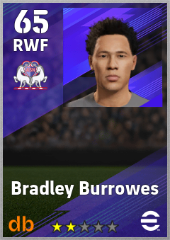 Bradley Burrowes eFootball player card