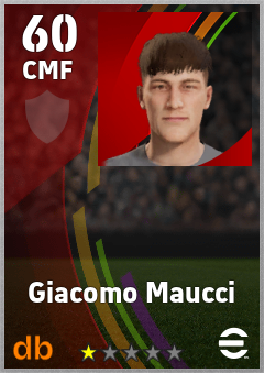 Giacomo Maucci eFootball player card