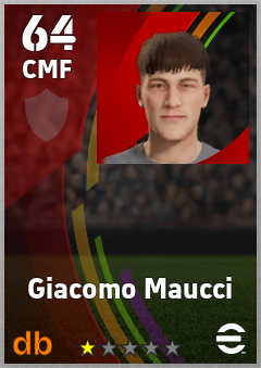Giacomo Maucci — CMF, OVR 64, MAX 64