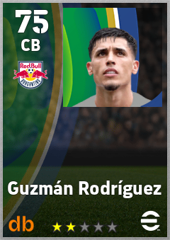 Guzmán Rodríguez — CB, OVR 75, MAX 75