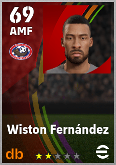 Wiston Fernández — AMF, OVR 69, MAX 69