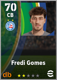 Fredi Gomes — CB, OVR 70, MAX 70