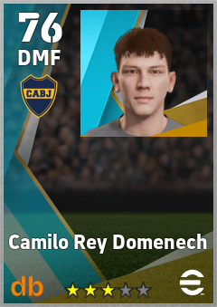 Camilo Rey Domenech — DMF, OVR 76, MAX 76