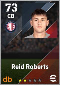 Reid Roberts — CB, OVR 73, MAX 73