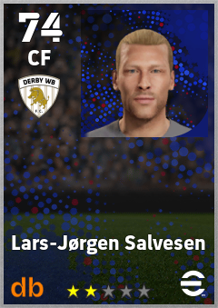 Lars-Jørgen Salvesen — CF, OVR 74, MAX 74