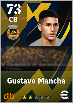 Gustavo Mancha — CB, OVR 73, MAX 73