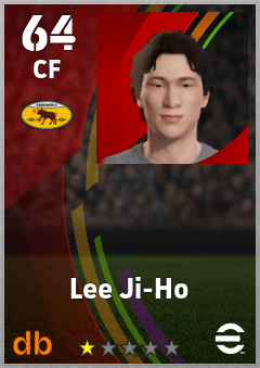 Lee Ji-Ho — CF, OVR 64, MAX 64
