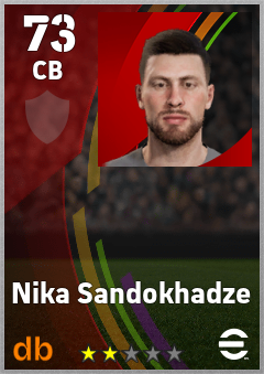 Nika Sandokhadze eFootball player card