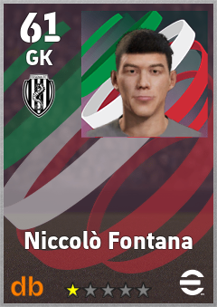 Niccolò Fontana — GK, OVR 61, MAX 61