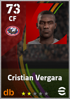 Cristian Vergara — CF, OVR 73, MAX 73