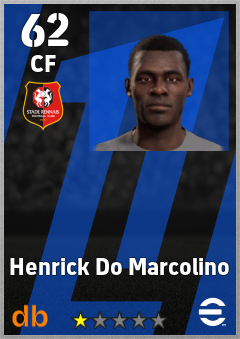 Henrick Do Marcolino — CF, OVR 62, MAX 62