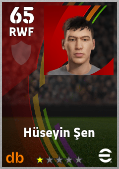 Hüseyin Şen — RWF, OVR 65, MAX 65