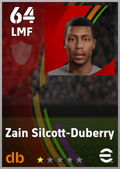 Zain Silcott-Duberry eFootball player card