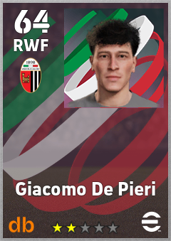 Giacomo De Pieri — RWF, OVR 64, MAX 64