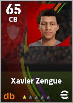Xavier Zengue eFootball player card