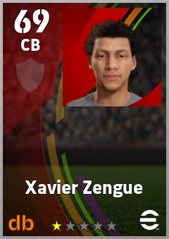 Xavier Zengue eFootball player card