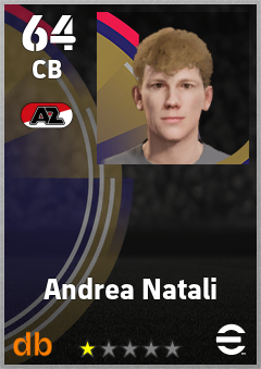 Andrea Natali — CB, OVR 64, MAX 64
