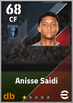 Anisse Saidi — CF, OVR 68, MAX 68