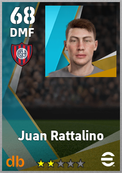 Juan Rattalino — DMF, OVR 68, MAX 68