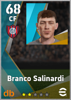 Branco Salinardi — CF, OVR 68, MAX 68