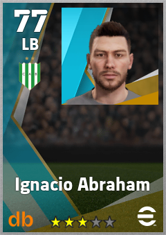 Ignacio Abraham — LB, OVR 77, MAX 77