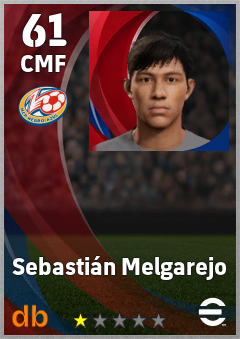 Sebastián Melgarejo — CMF, OVR 61, MAX 61