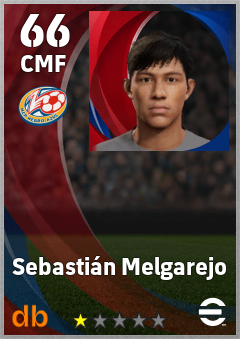 Sebastián Melgarejo — CMF, OVR 66, MAX 66