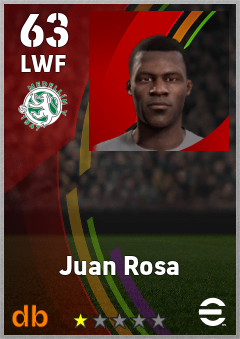 Juan Rosa — LWF, OVR 63, MAX 63
