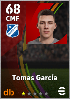 Tomas García eFootball player card