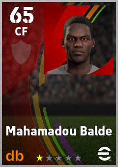 Mahamadou Balde eFootball player card