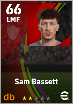 Sam Bassett eFootball player card