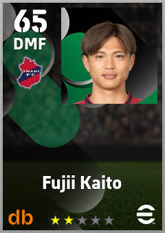 Fujii Kaito — DMF, OVR 65, MAX 65